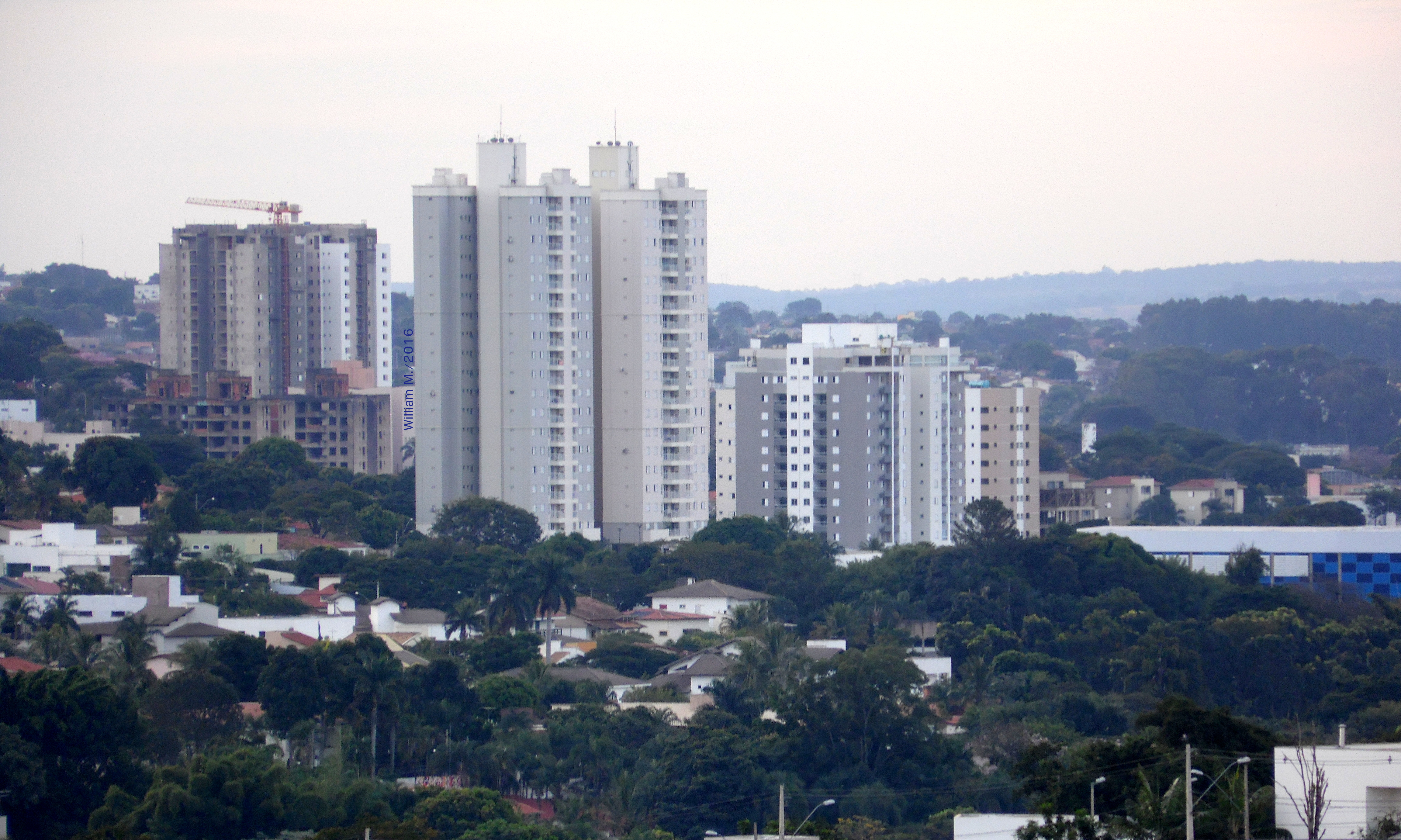 Skyline do bairro Tubalina, zona sul de Uberlândia